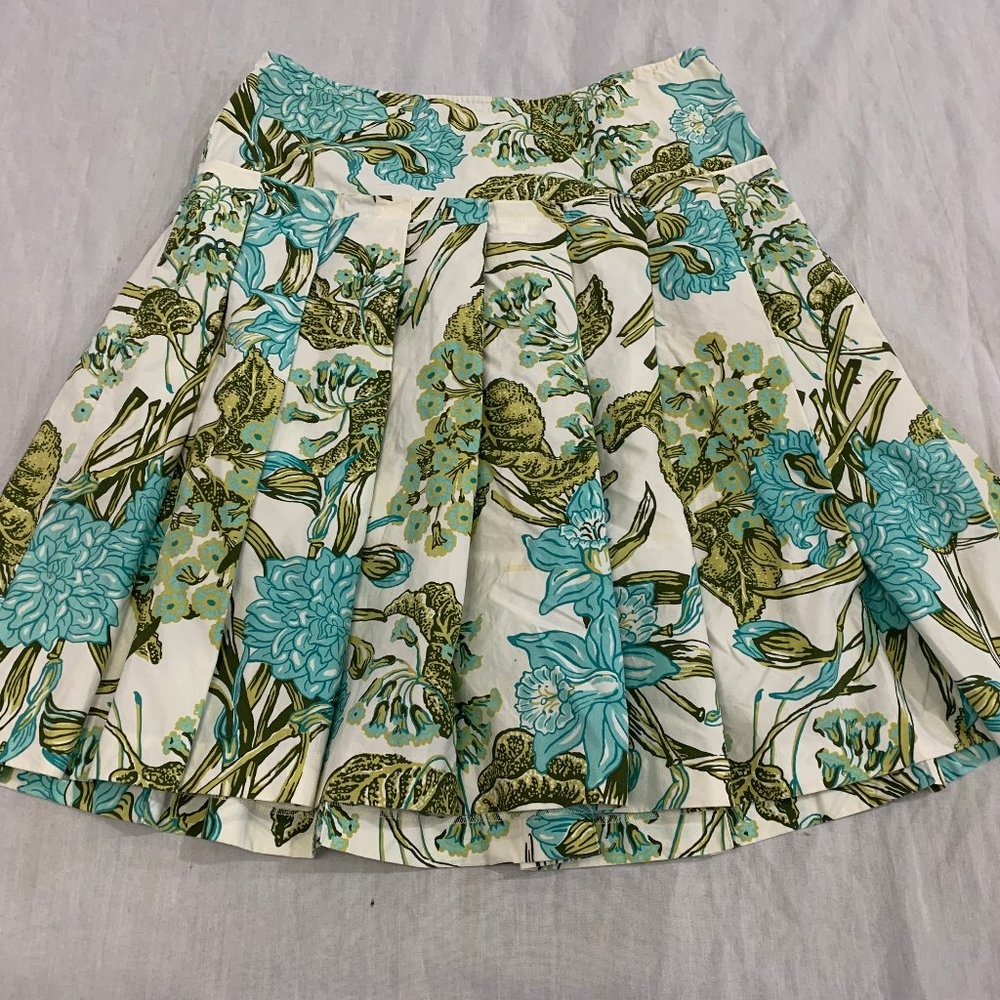 🦚🦚🦚 ANN TAYLOR LOFT COTTON WOMENS SKIRT SIZE 2P 🦚🦚🦚